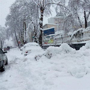 برف 80 روستای لاریجان آمل را سفیدپوش کرد