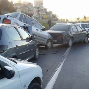 ۶۱ درصد از تصادفات برون‌شهری در جاده‌های اصلی رخ می‌دهد