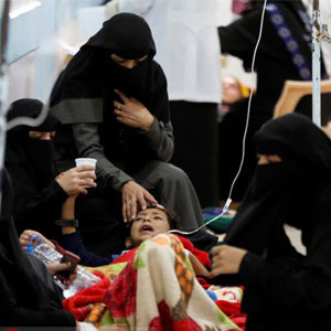 قربانیان وبا در یمن از مرز 2000 تن گذشت