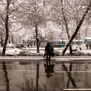 بارش اولین برف پاییزی در اردبیل، گیلان و مازندران