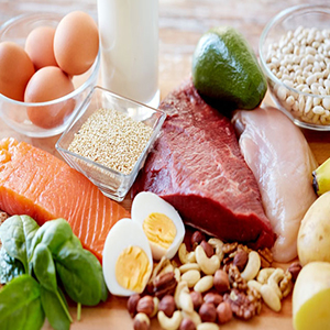 چند درصد از غذای دریافتی روزانه را باید پروتئین ها تشکیل دهند؟