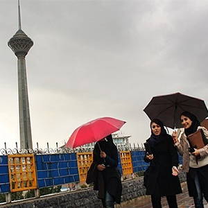 بارش باران در تهران و البرز/ ورود گرد و غبار به غرب کشور