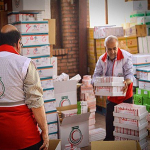 ارسال محموله ۱۹۰ تنی دارو وتجهیزات پزشکی به کشور عراق