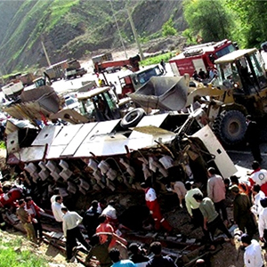 اسامی/پزشکی قانونی مازندران تعداد اجساد واژگونی اتوبوس محور سوادکوه را 13 تن اعلام کرد