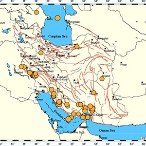 وجود 9 گسل مشترک میان ایران و کشورهای همسایه