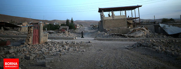جانبازان شیمیایی، سوگواران زلزله/هیچ نیروی امدادی به روستای زرده نرفته