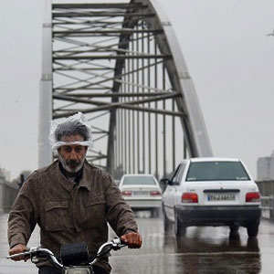 خوزستانی‌ها زیر باران آلوده