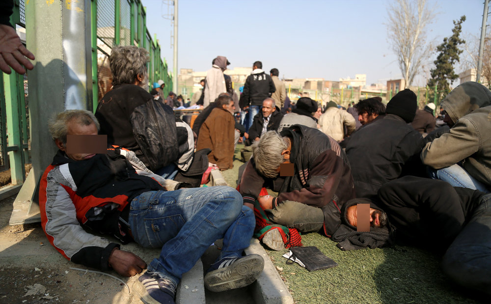 ۱۳ هزار معتاد متجاهر رانده‌شده در تهران زندگی می‌کنند