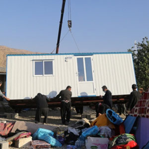 تحویل بیش از 14 هزار کانکس در مناطق زلزله زده کرمانشاه