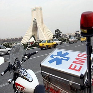 استقرار آمبولانس اورژانس و ارائه خدمات سلامت در میادین اصلی شهر