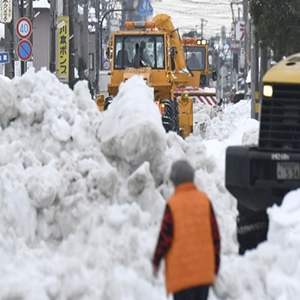 بارش برف سنگین در ژاپن با 5 کشته