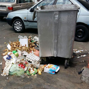 تهرانی‌ها هر دقیقه۶تن زباله تولید می‌کنند