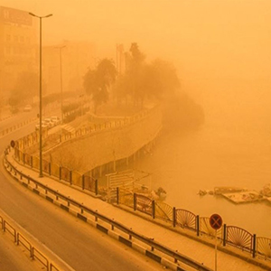 آلودگی ریزگردها در خوزستان در وضعیت فوق بحران