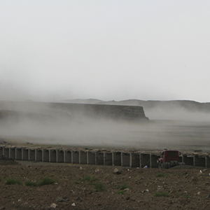 واکنش کردوانی به وقوع طوفان نمک در دریاچه ارومیه