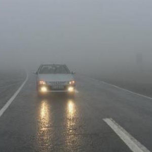 مه گرفتگی و کاهش دید در استان مازندران