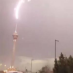 هشدار آتش‌نشانی در خصوص وقوع توفان و صاعقه در تهران