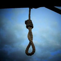 نمایش اعدام با طناب دار در خانه وحشت