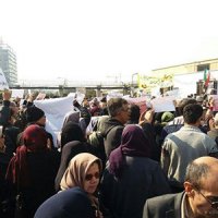 تجمع معلمان حق‌التدریسی در اعتراض به وضعیت استخدام