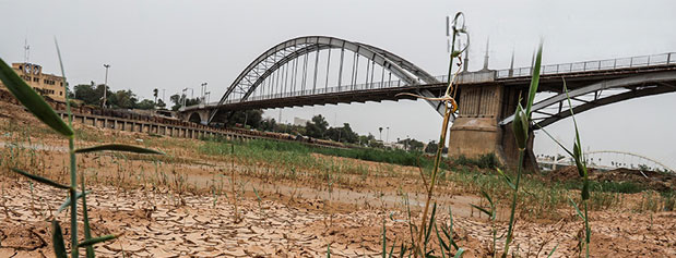 تراژدی آب /2رودخانه از 5 رودخانه تأمین‌کننده آب خوزستان خشک شده
