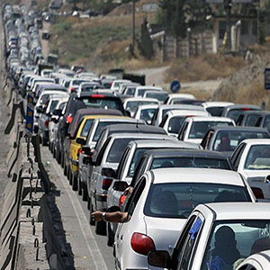 جاده‌های منتهی به استان‌های شمالی پر ترافیک است