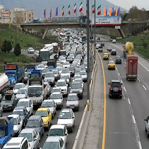 آخرین وضعیت ترافیک معابر پایتخت/ترافیک در محورهای اتوبانی و بزرگراهی