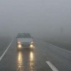 مه‌گرفتگی در جاده‌های ۷ استان کشور