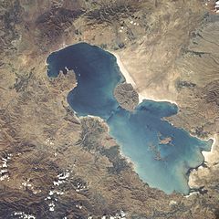 طغیان دریاچه ارومیه