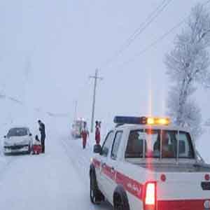 امدادرسانی به ۶۵۲ نفر در برف و کولاک /رهاسازی ۱۱۸ خودور گرفتار در برف
