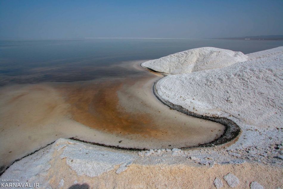 وضعیت دریاچه نمک قم وخیم تر شده است