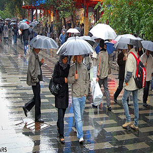 افزایش ۵۸ درصدی بارش باران در تهران/پربارش‌ترین استان‌ها در یک ماه گذشته