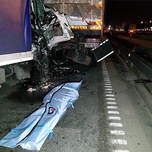 تصاویر/تصادف مرگبار کامیونت با کامیون