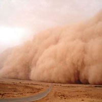 هشدار وزش باد شدید و گرد و خاک در استان‌های غربی