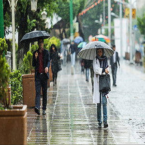 تداوم بارش باران در بیشتر نقاط کشور