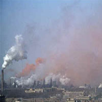 افزایش غلظت آلاینده‌های جوی در شهرهای صنعتی و پرجمعیت