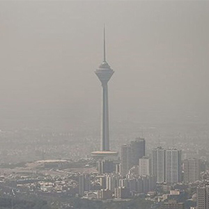 آلودگی هوا در تهران در مرز هشدار