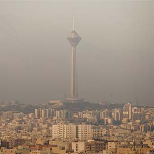 کیفیت هوای ۱۱ نقطه تهران در وضعیت قرمز