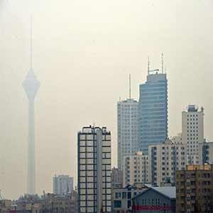 آسمان پایتخت آلوده شد