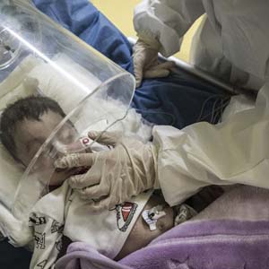 تصاویر| بخش کودکان مبتلا به کرونا بیمارستان ابوذر اهواز