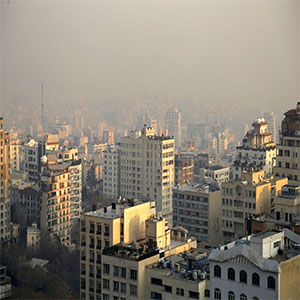 آسمان پایتخت در تسخیر آلودگی