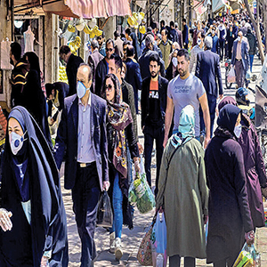 ابتلای 55درصد ایرانیان به کرونا