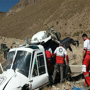 سقوط یک فروند بالگرد در ارتفاعات لالی/ تیم‌های امدادرسانی هلال‌احمر آماده‌باش شدند
