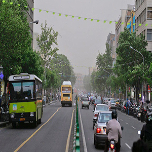 وزش باد نسبتا شدید در تهران/ کیفیت هوای پایتخت در محدوده قابل قبول