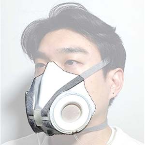 اختراع ماسکی که با ورزش و سطح آلودگی سازگار می‌شود