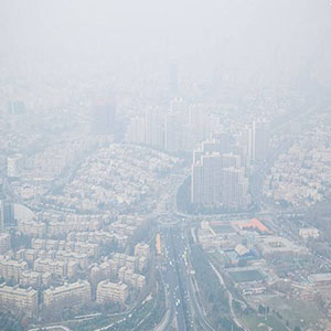 کاهش کیفیت هوای تهران در پی خیزش گرد و خاک
